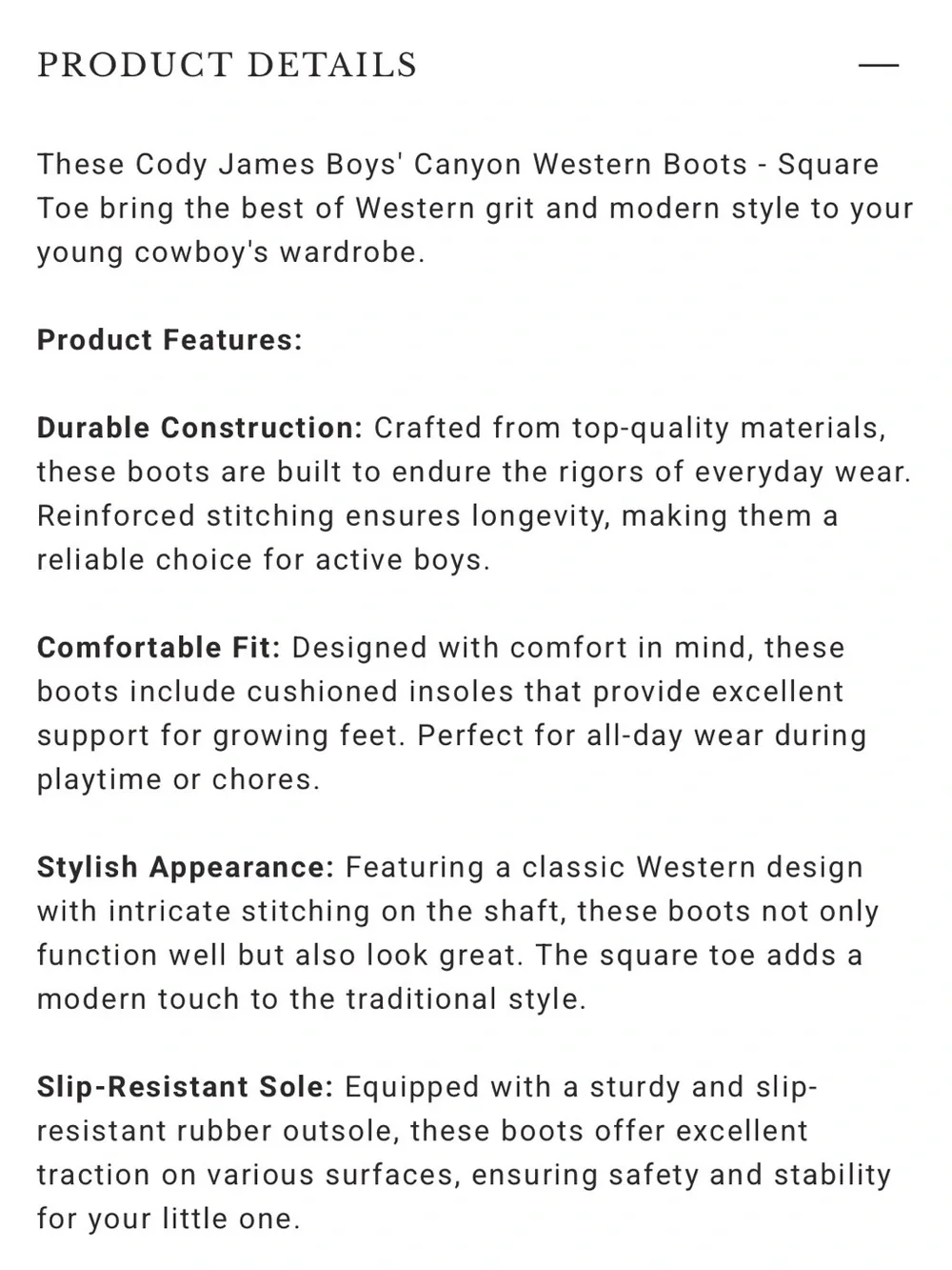 Cody James classic western